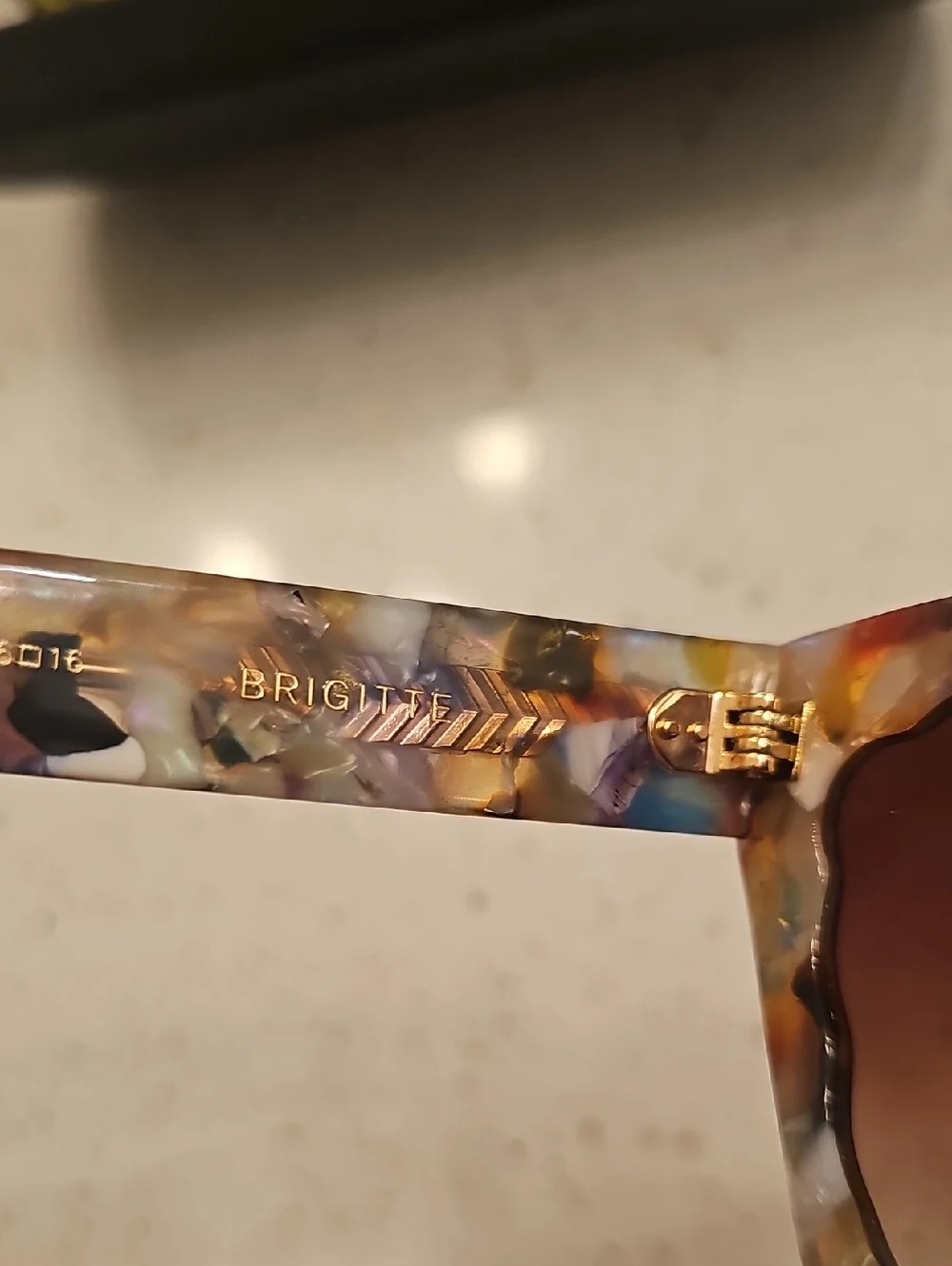 KREWE Brigitte Sunglasses in Gelato Multicolor Acetate - Picture 4 of 6